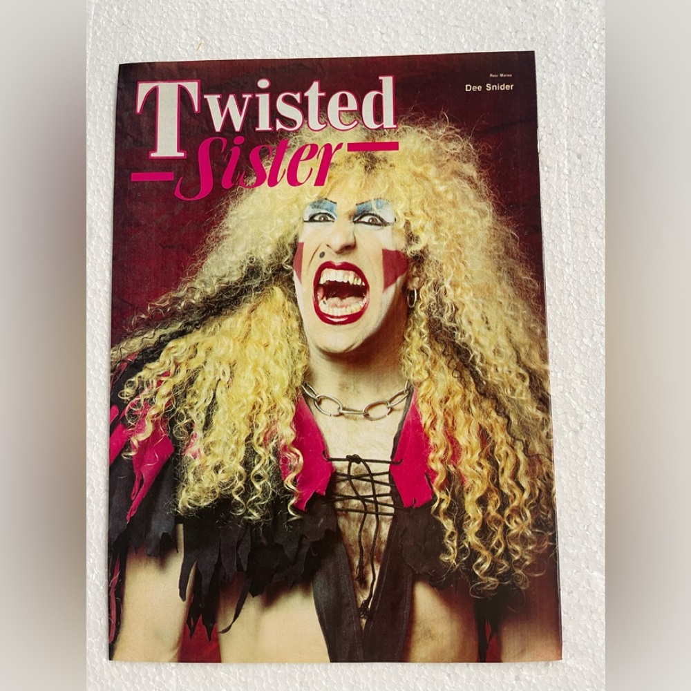 Twisted Sister Dee Snider pinup